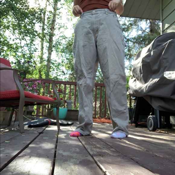 Carhartt cream dungarees - Picture 4 of 7